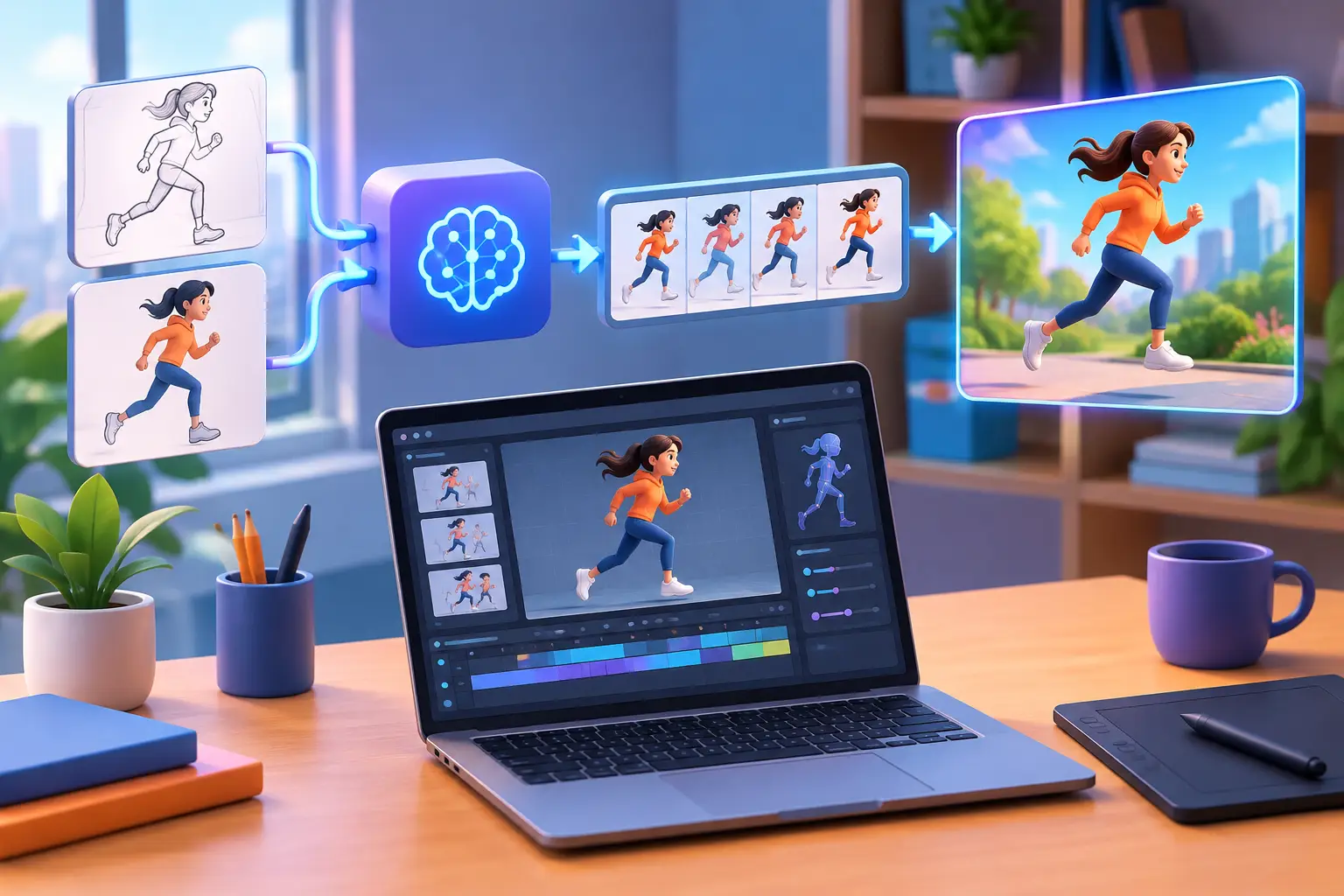 Generative Workflows for Animation That Hold Up